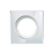 ESYLUX Abdeckung FLATCOVERGLASS SQ WH 