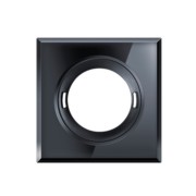 ESYLUX Abdeckung FLATCOVERGLASS SQ BK 