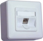 Anschlussdose C6Amodul AP 1Port 180 AP,rws TN C6Amod-1AP-180rw 