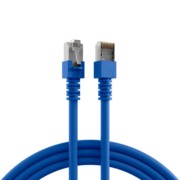 Patchkabel Cat.5e 2xRJ45 mit SF/UTP EC5000 0,5m blSF/UTP 