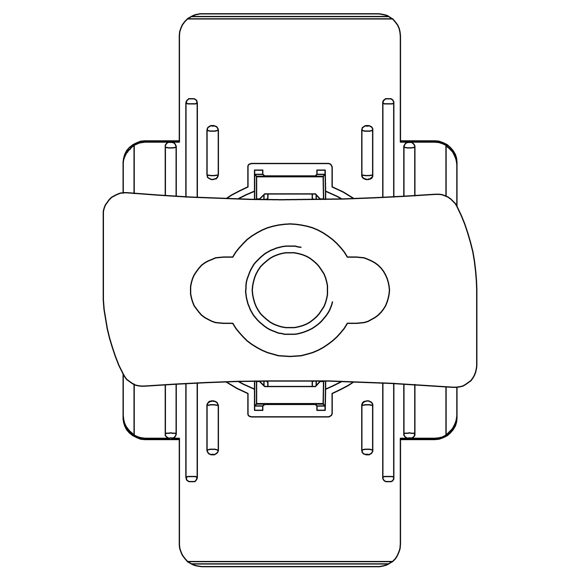 Einlegemutter Edelstahl mit Montageclip 1001643 