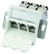 Modulaufn. AMJ-S 3fach T568A UP/50flexCat6A 100022966 