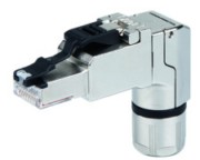 Stecker Cat.6A gewinkelt MFP8 T568A AWG22-27 100023061 