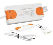 Scharnberger+Hasenbein LED Trafo 12V/DC 0-15W m.4fach-Verteiler 31944 