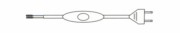 Scharnberger+Hasenbein Anschlussleitung 2x0,75qmm100+50cm ws 55015 