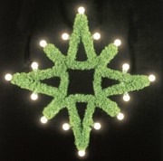Scharnberger+Hasenbein Weihnachtsbeleuchtung Stern6 95x95cm 16x 57903 