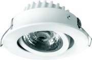 Megaman LED-Einbaudownlight 2800K 36°IP44 dim ws MM 76730 