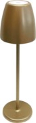 Megatron LED-AKKU Tischleuchte 827, gold MT68058 