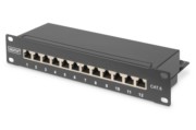 DIGITUS Panel 10" Class E 12-Port LSA 1HE RAL9005 sw DN-91612S 