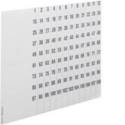 Beschriftungsbögen,uniZ Nummerier.1-108 ZZ90C (VE10) 