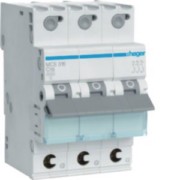 Leitungsschutzschalter 3p. C-16A 6kA 3M QC MCS316 