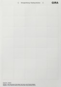 Beschriftungsbogen f.Tastsensor 2plus 108900 