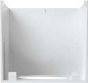 Abdeckung + Deckel m.Cube, weiß 820102 