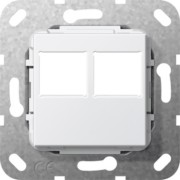 MJ RJ 45 2fach für LexCom Einsatz reinweiß 562903 