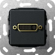 DVI Kabelpeitsche Einsatz sw matt 564510 