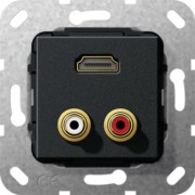 UP Tragring HDMI+C Audio sw matt 567410 