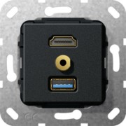 UP Tragring HDMI und USB A swma Klinke 568010 