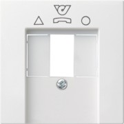 Anschlussdose System 55 reinweiß 026027 