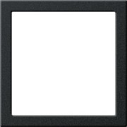 Montagerahmen 45x45 sw matt 264810 