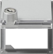 Zentralplatte Klappd. alu verschliessbar,TX44 069765 