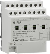 Schaltaktor 4fach REG KNX/EIB 16A C-Last 104500 