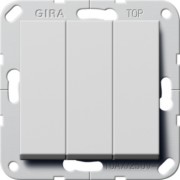 Wippschalter BS 3-f. aus System 55 Grau 2830015 