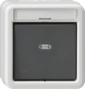 Wippschalter 2p. gr AP-WD 010231 