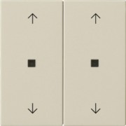 Wippe 2-fach Cremeweiß 538601 