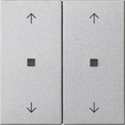 Wippe 2-fach Alu 538626 