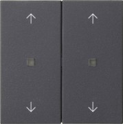 Wippe 2-fach Anthrazit 538628 