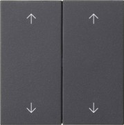 Wippe 2-fach Anthrazit 538728 