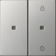 Funk-Bedienaufsatz Memory edelstahl 5493600 