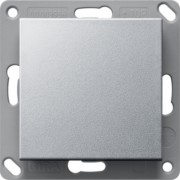 Funk-Wandsend. batterielos 1fach Aluminium 242126 