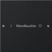 Wippenset 1-fach beschr. System 55 sw 2201005 