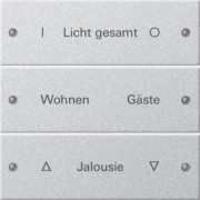 Wippenset 3-fach beschr. Sys 55 F Alu 220326 