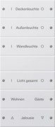 Wippenset 6-fach beschr. Sys 55 rws 220603 