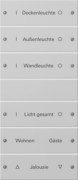 Wippenset 6-f. 3+3 beschr.gr lack. 2206015 