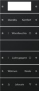 Wippenset 5-fach beschr. Sys 55 sw 2215005 