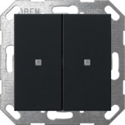 Taster Wippe KNX, 2f, Schwarz 5173005 