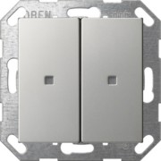 Taster Wippe KNX, 2f, Edelstahl 5173600 