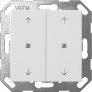 Taster Wippe KNX, 2f, Reinweiß 517403 