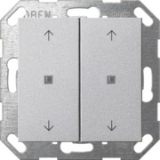 Taster Wippe KNX, 2f, Alu 517426 