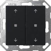 Taster Wippe KNX, 2f, Schwarz 5174005 
