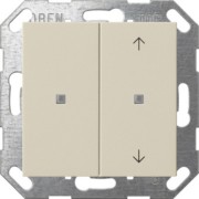 KNX Taster Wippe 2f cws unbedruckt/Pfeile 517501 