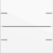 Wippenset 2-fach Tastsensor Reinweiß 575203 