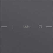 Wippenset 1-fach indiv. Tastsensor Anthrazit 576128 