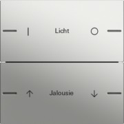 Wippenset 2-fach indiv. Tastsensor Edelstahl 5762600 