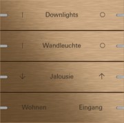 Wippenset 4-fach Tastsen.4 TS4 Bronze 503438 