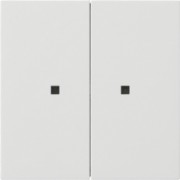 KNX RF Bedienaufsatz 2-f. Reinweiß 5107112 