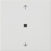 KNX RF Bedienaufsatz 1-f. Reinweiß 510527 
